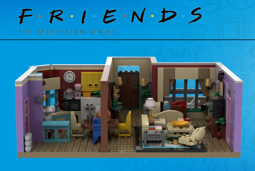 LEGO MOC Friends ~ The Television Series - Monica's Apartment by MOMAtteo79