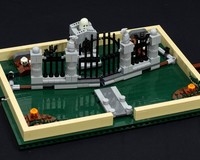 Cemetery Pop-Up Book Insert