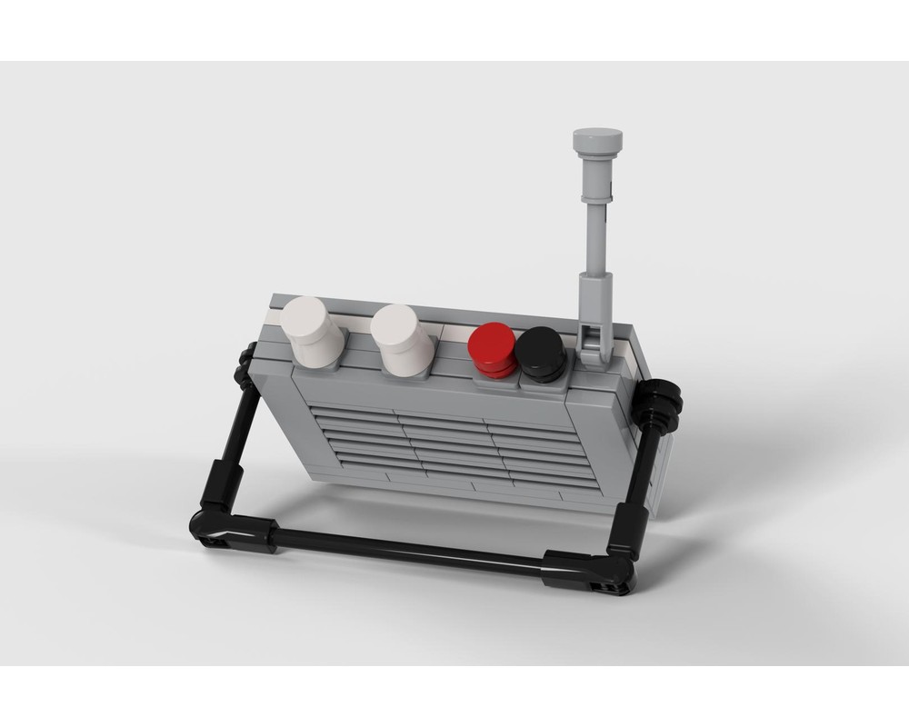 LEGO MOC Vintage Portable Radio by timeremembered Rebrickable Build