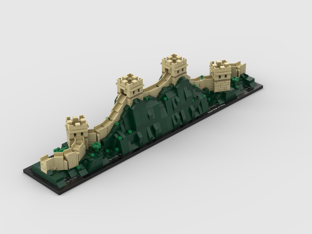 LEGO MOC The Great Wall of China Extended by LegoSmack | Rebrickable - Build LEGO