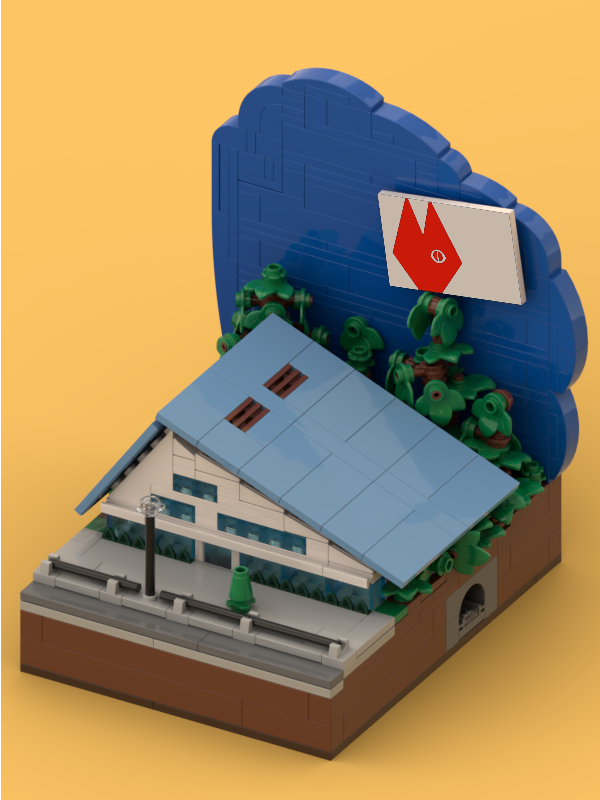 LEGO MOC Cat's Eye Café by Thierry Rebrickable Build with LEGO