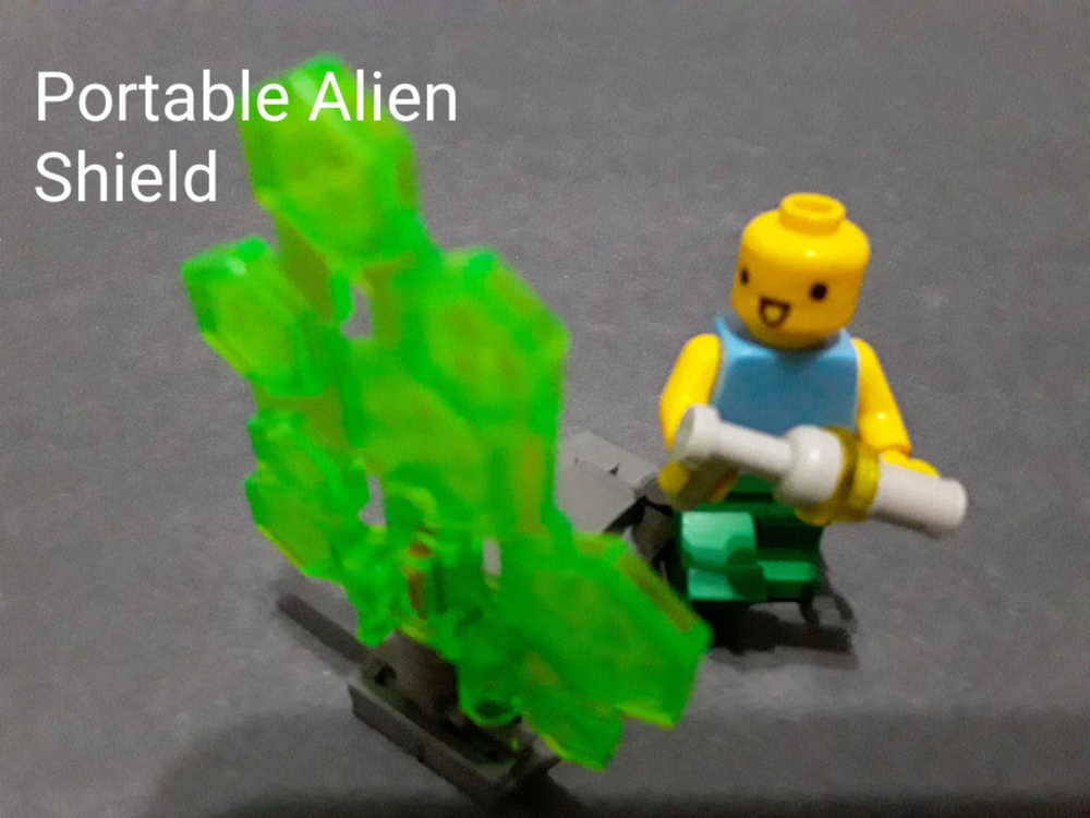 LEGO MOC Portable Alien Shield by Noob Builds Lego