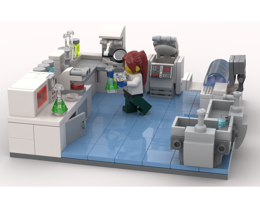 LEGO MOC Medical laboratory by X_nthropie | Rebrickable - Build with LEGO