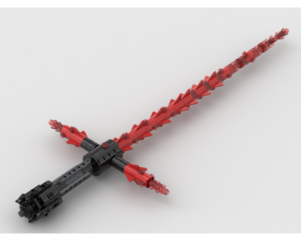 chrome lego lightsaber