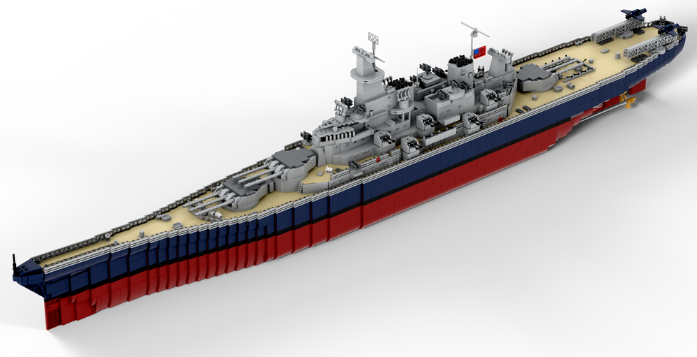 fure evne whisky LEGO MOC USS Iowa by Resqusto | Rebrickable - Build with LEGO