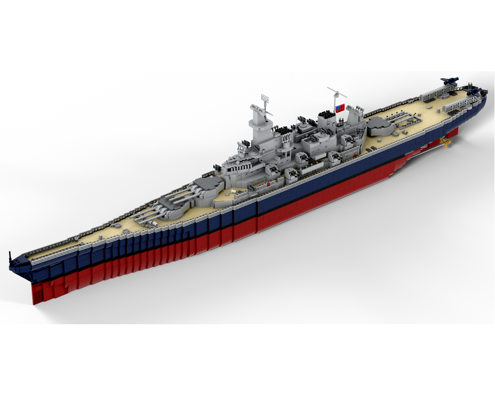 lego uss iowa