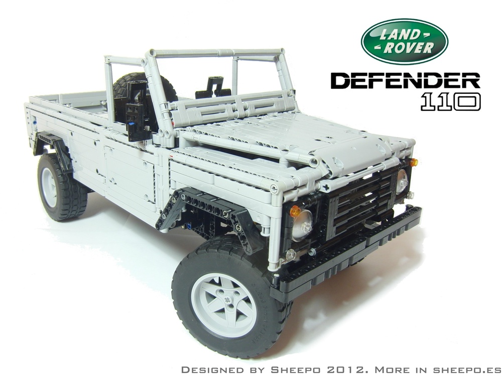 opkald harmonisk Slægtsforskning LEGO MOC Land Rover Defender 110 by Sheepo | Rebrickable - Build with LEGO