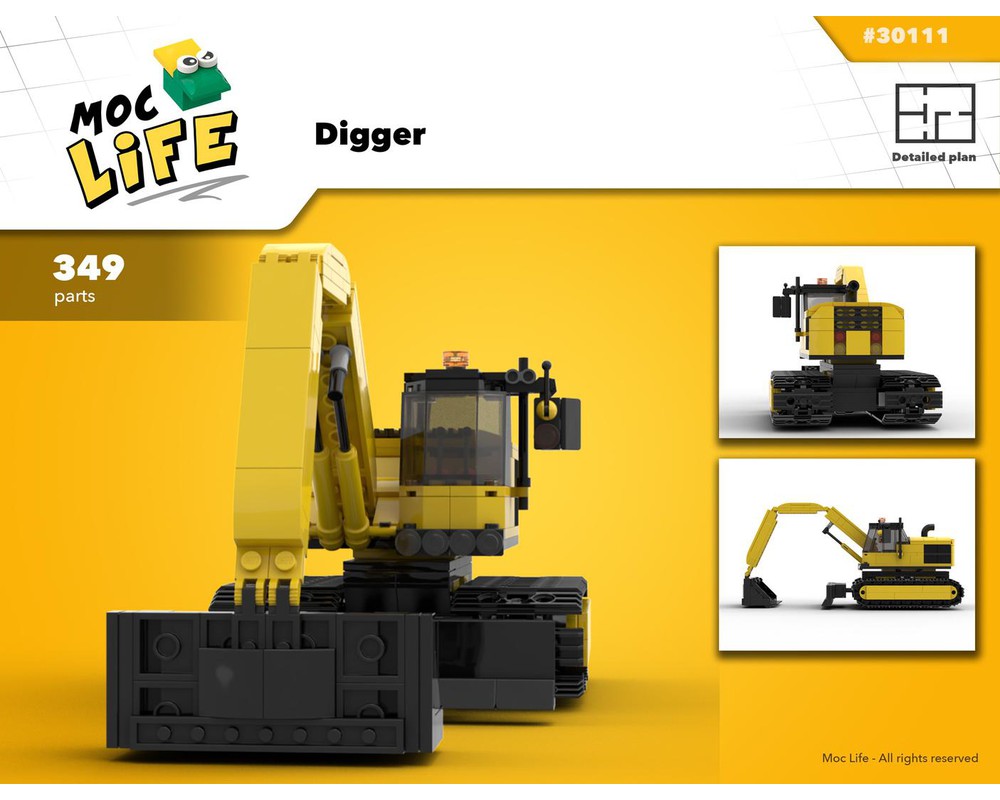 LEGO MOC Digger by Moc LEGO | Rebrickable - Build with LEGO