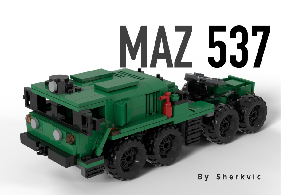 LEGO MOC MAZ537 heavy-duty off-road truck by sherkvic | Rebrickable