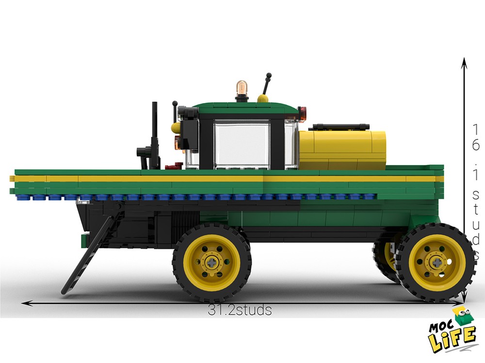 LEGO MOC-30164 John Deere sprayer by MocLife | Rebrickable - Build with ...