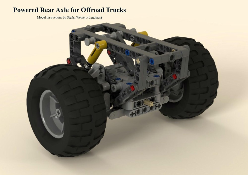 LEGO MOC-30255 Powered Rear Axle for Offroad Vehicles by legolaus ...