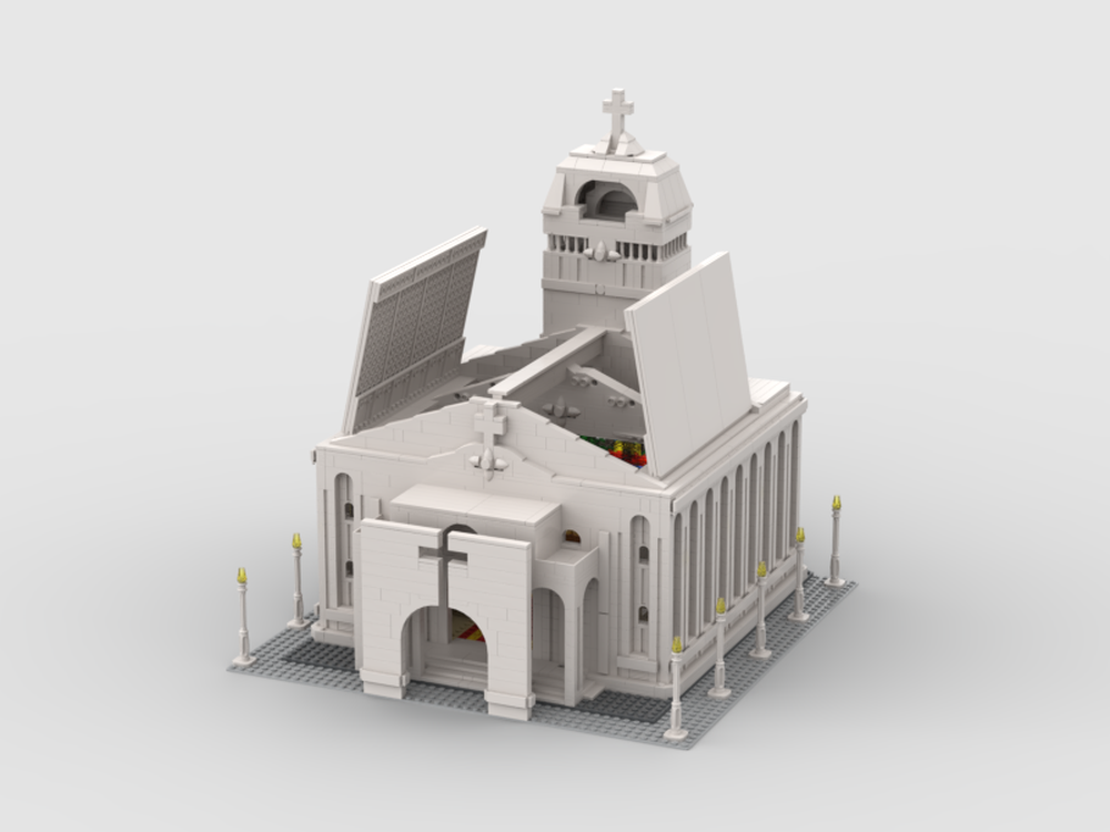 LEGO MOC white church by cappear | Rebrickable - Build with LEGO