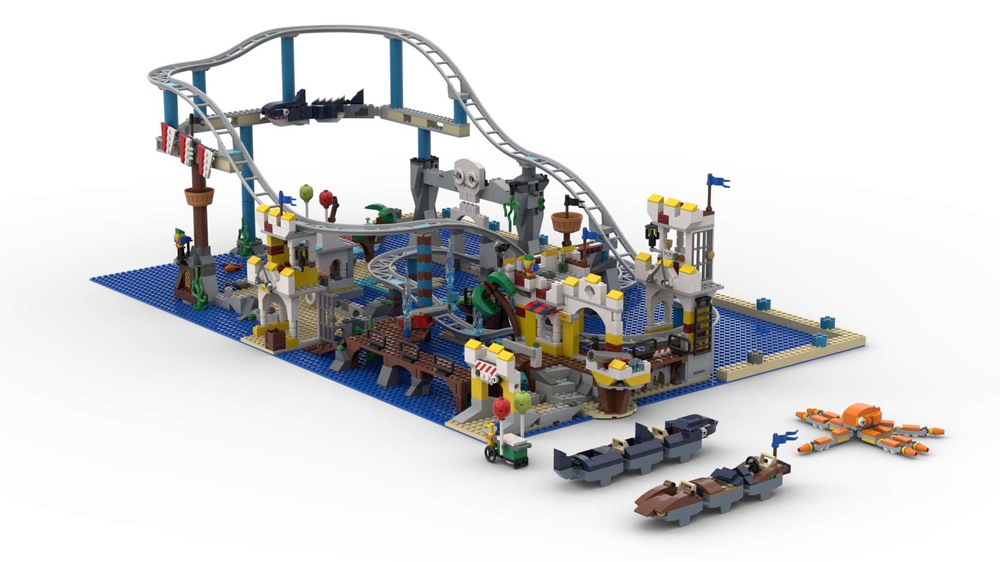 LEGO MOC Shipwreck Island Rollercoaster by Marius0151