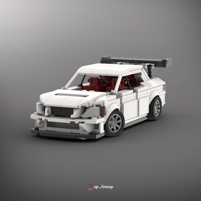 Lego Moc 30347 Mitsubishi Lancer Evolution Ix White Tuned