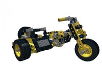 Motorbike with sidecar