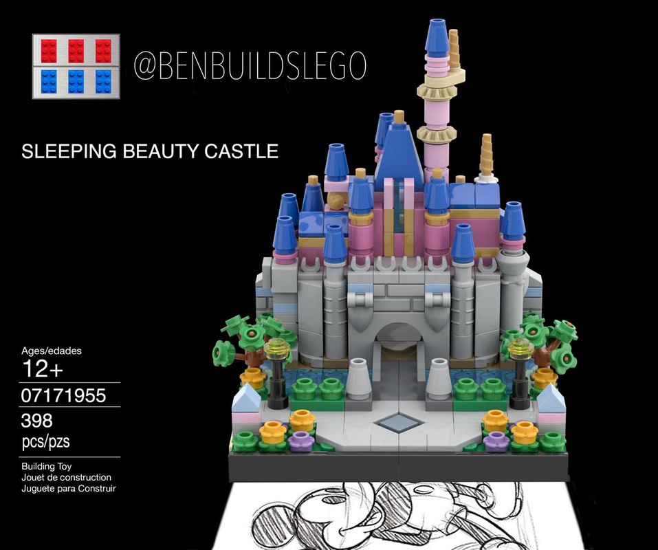 LEGO MOC Beauty Castle by benbuildslego | Rebrickable - Build with LEGO