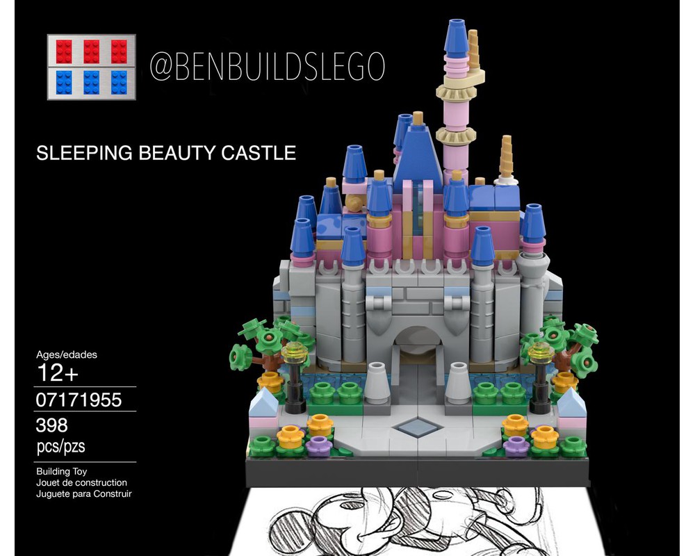 sleeping beauty lego castle