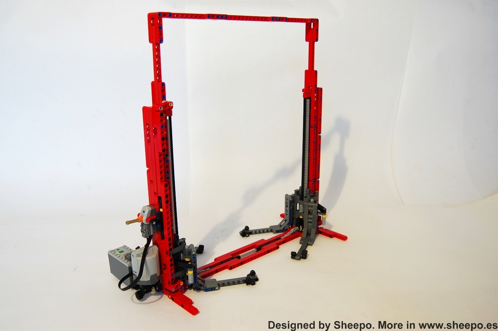 Car Lift (1:8 by Sheepo | - Build with LEGO