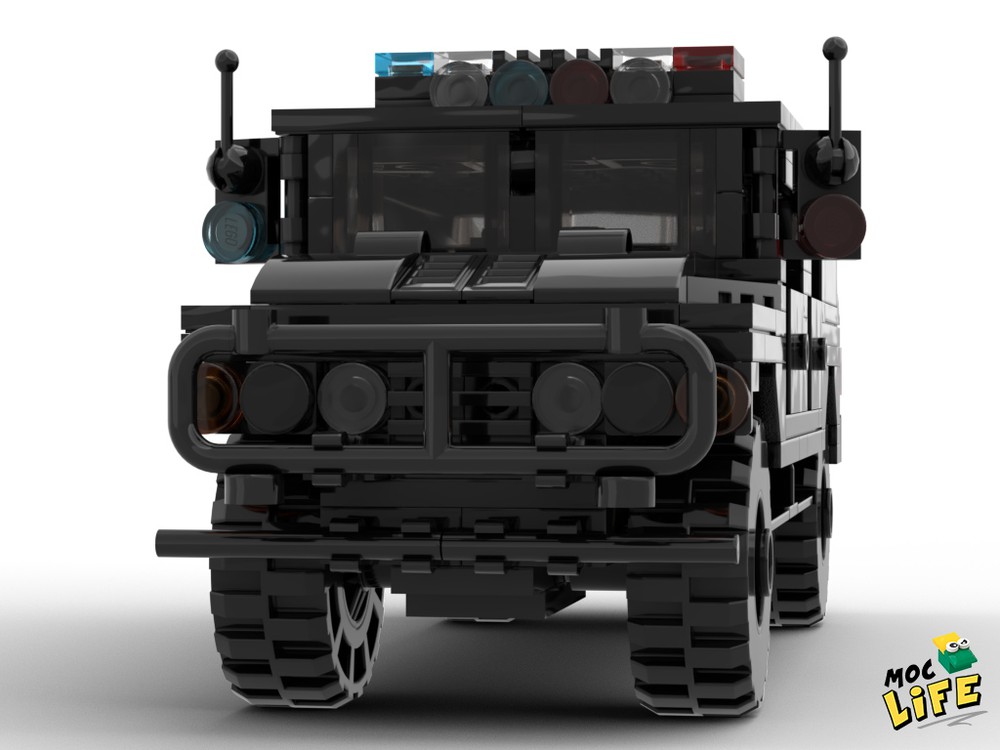 Lego Moc Hummer H1 S.w.a.t. By Moclife 