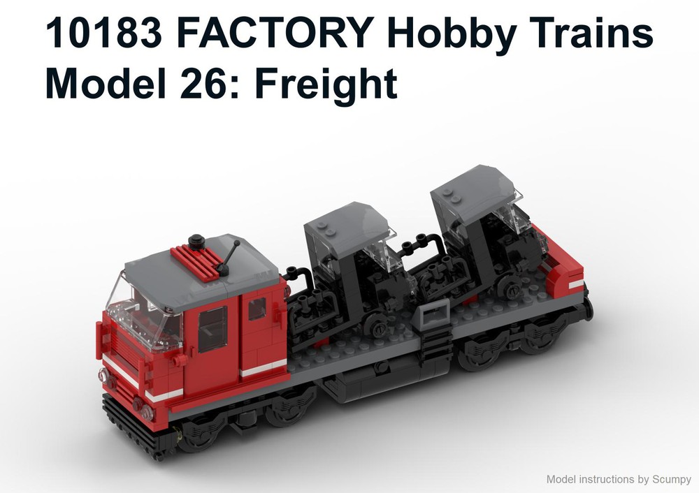 LEGO MOC 10183 Model 26: Freight by scumpy