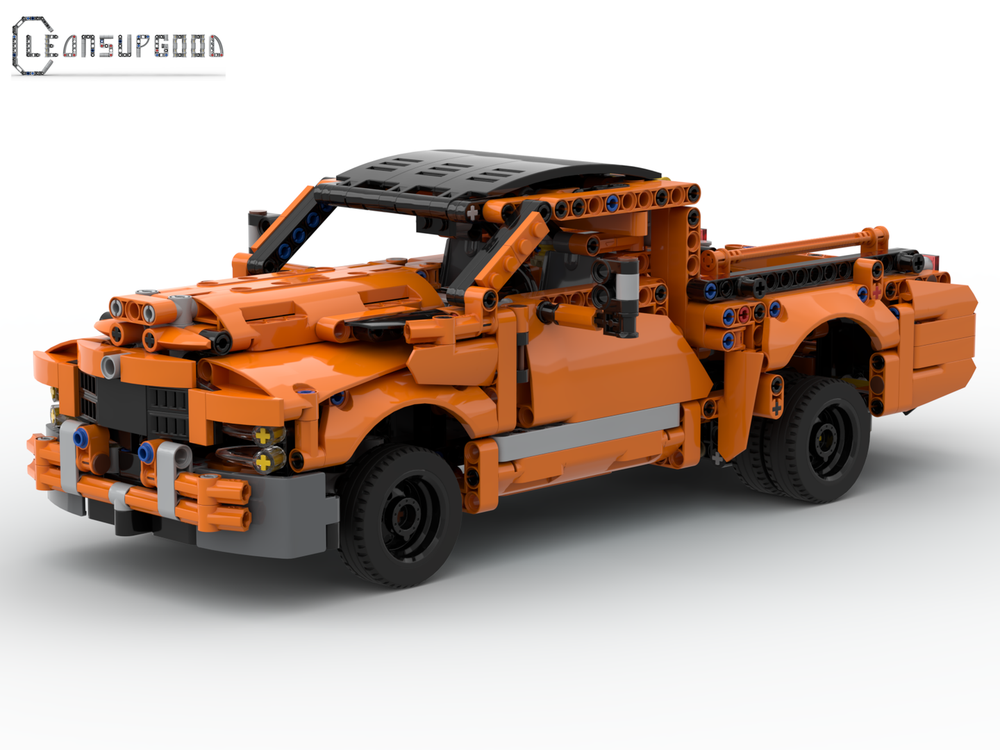 LEGO MOC 42093 Double DRAFT HORSE Truck by Cleansupgood | Rebrickable - Build with LEGO