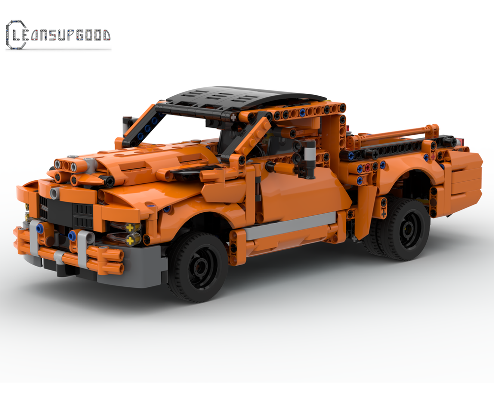 LEGO MOC 42093 Double C Model DRAFT HORSE Pickup Truck By Cleansupgood 
