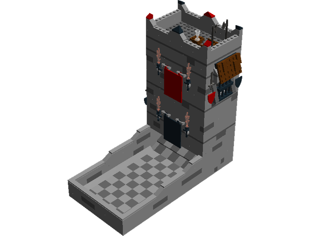 LEGO MOC Dice Tower by Brynd3nRiv3rs | Rebrickable - Build