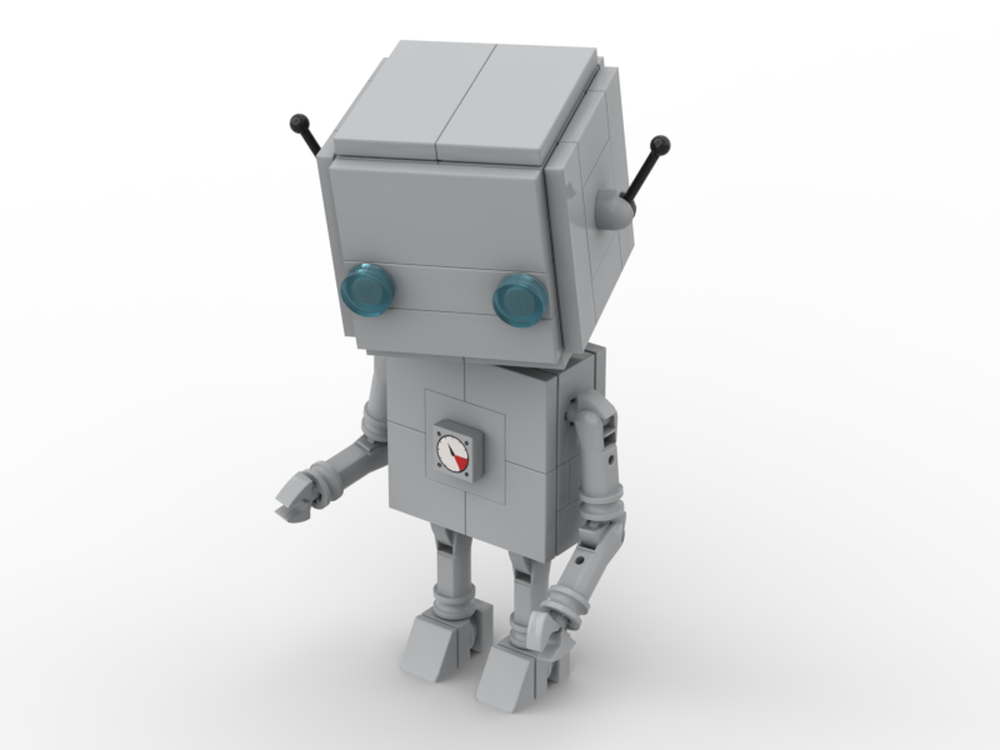 tigger nødvendighed Insister LEGO MOC Block Head Robot by brickfolk | Rebrickable - Build with LEGO