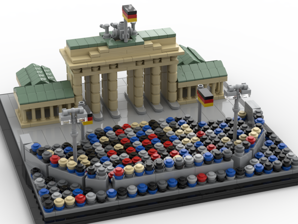 MOC 30 Years Fall of the Berlin Wall by Serenity | Rebrickable - Build with LEGO