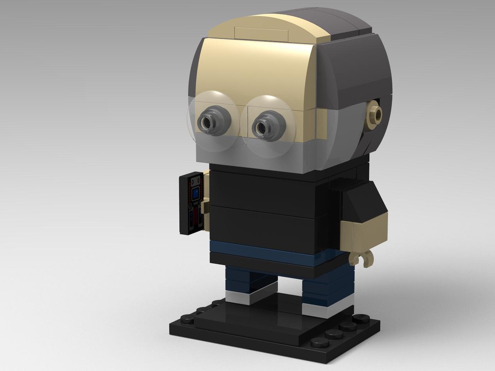 LEGO MOC Steve Jobs Brickheadz by | Rebrickable - Build with LEGO