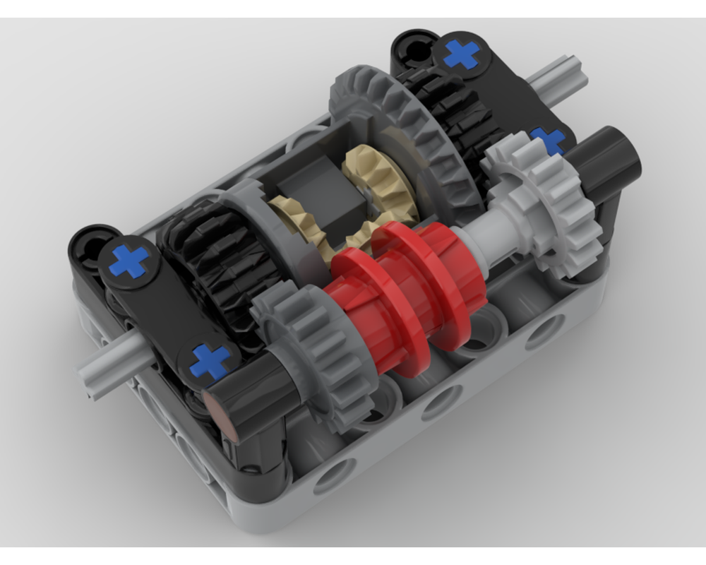 LEGO MOC Diff Lock by lbrix Rebrickable Build with LEGO
