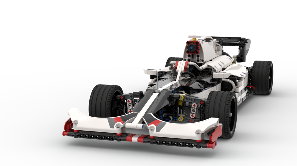 LEGO MOC 2019 Formula 1 car - 42096 Model by GeyserBricks Rebrickable - Build with LEGO