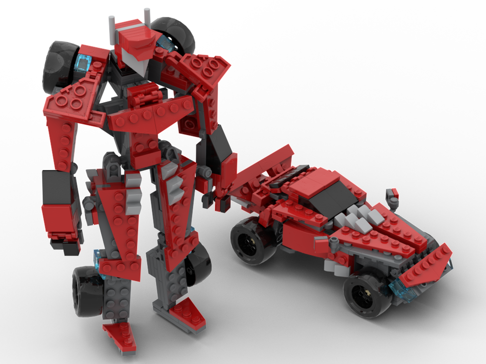 LEGO MOC Transformers G1 Mirage Mini Mecha by FreshBricks