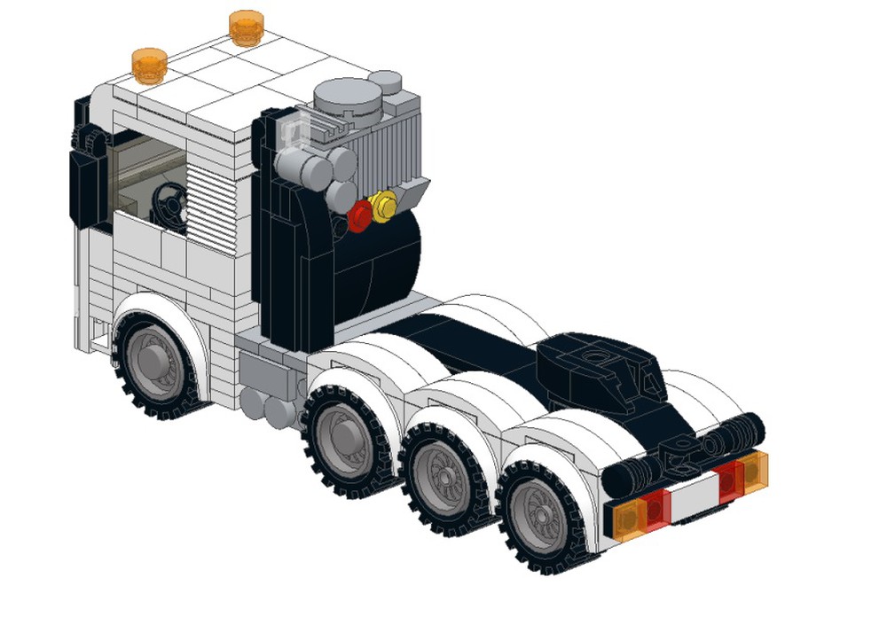 LEGO MOC Truck SLT White by BrickStore-Lausitz | Build with LEGO