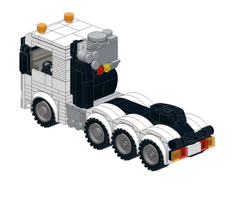 LEGO MOC-31111 Truck SLT White (Town > City 2019) | Rebrickable - Build ...