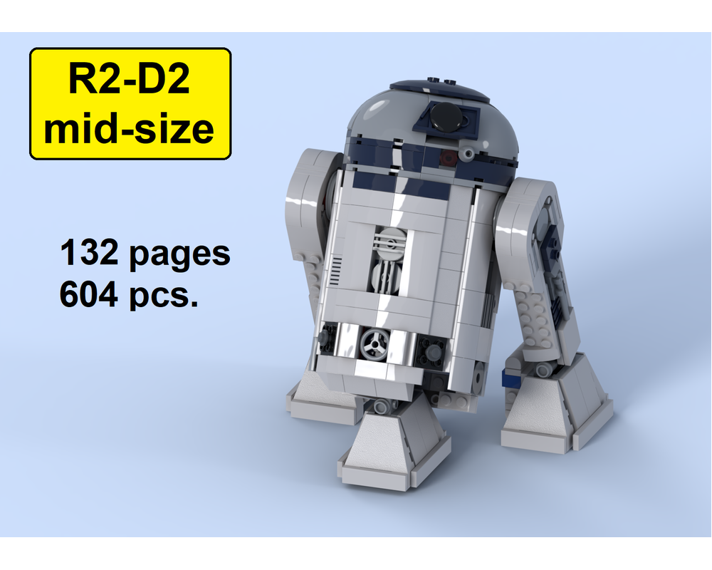 LEGO MOC R2-D2 mid-size by 