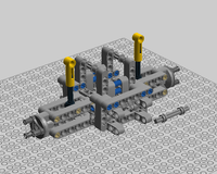 rear 42037 axle with buggy a motor