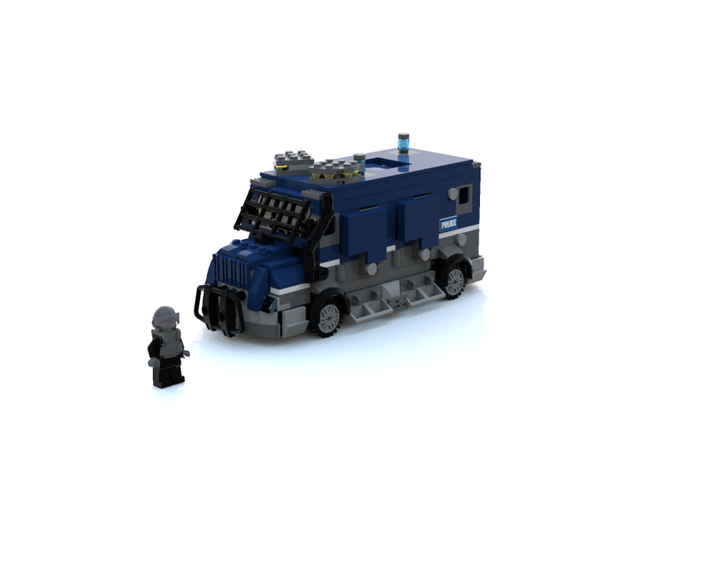 LEGO MOC-31182 German Police Car - "Survivor R" (Cars 2019