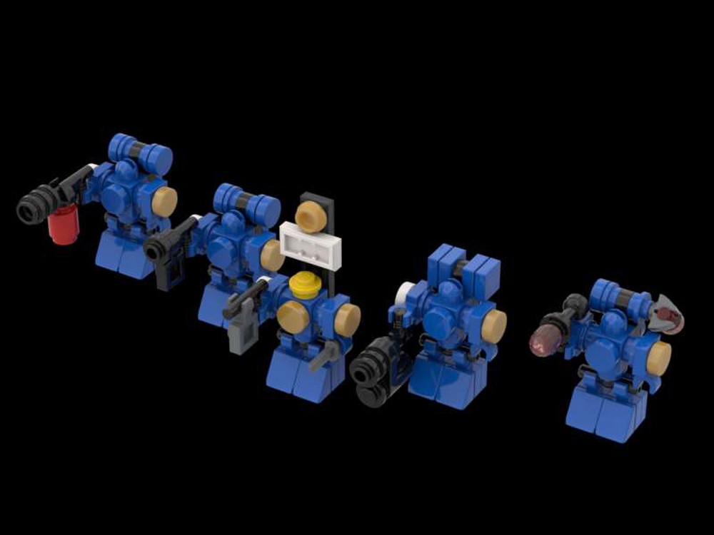 gips dragt Teenageår LEGO MOC Warhammer 40k Space Marines (Tactical Squad) by meregt |  Rebrickable - Build with LEGO