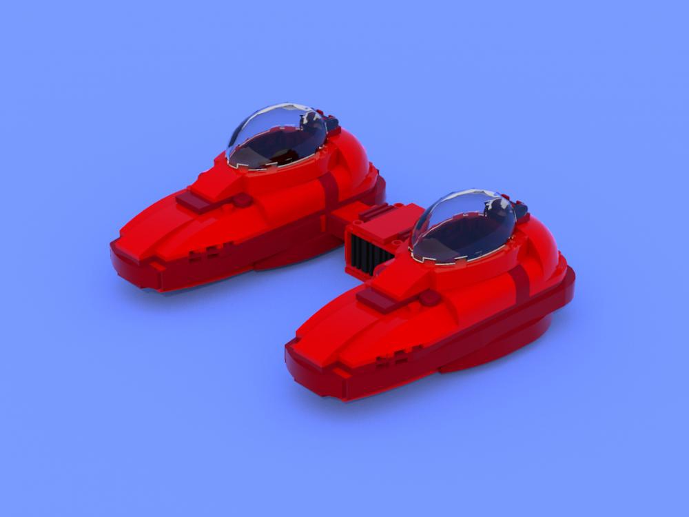 LEGO MOC Twin-pod Cloud Car by ao-ka | Rebrickable - Build with LEGO