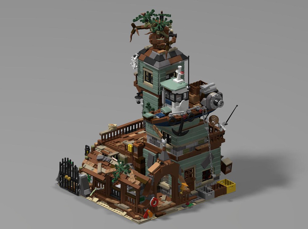 LEGO MOC 21310 - Hidden Harbour Side (70418, 70419, 70420) by  the_bricked_cave