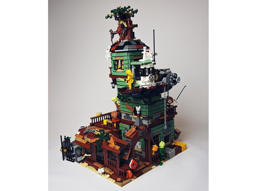 LEGO MOC 21310 - Hidden Harbour Side (70418, 70419, 70420) by the ...