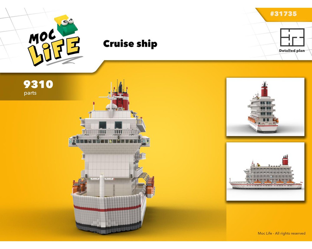 lego cruise ship moc