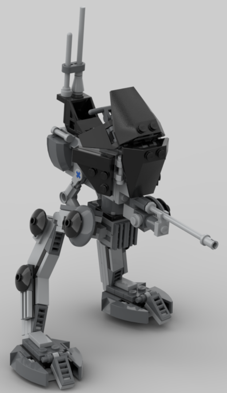 LEGO MOC AT-RT Movable - Black by BrickBoyz Custom Designs ...