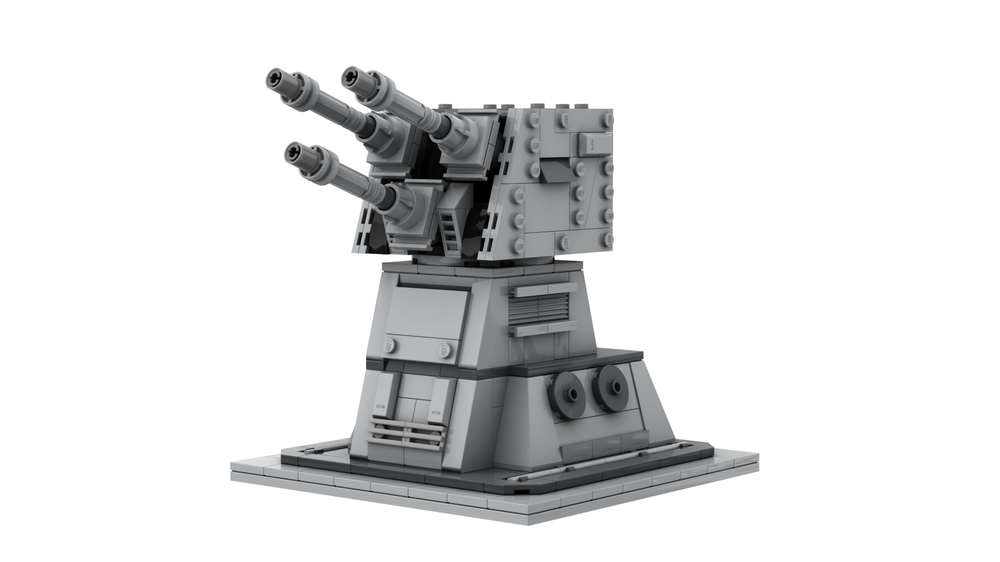 Lego Moc First Order Turret By Edge Of Bricks Rebrickable Build With Lego
