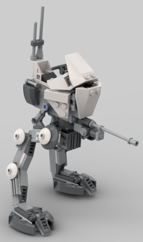 LEGO MOC AT-RT Movable - White by BrickBoyz Custom Designs ...