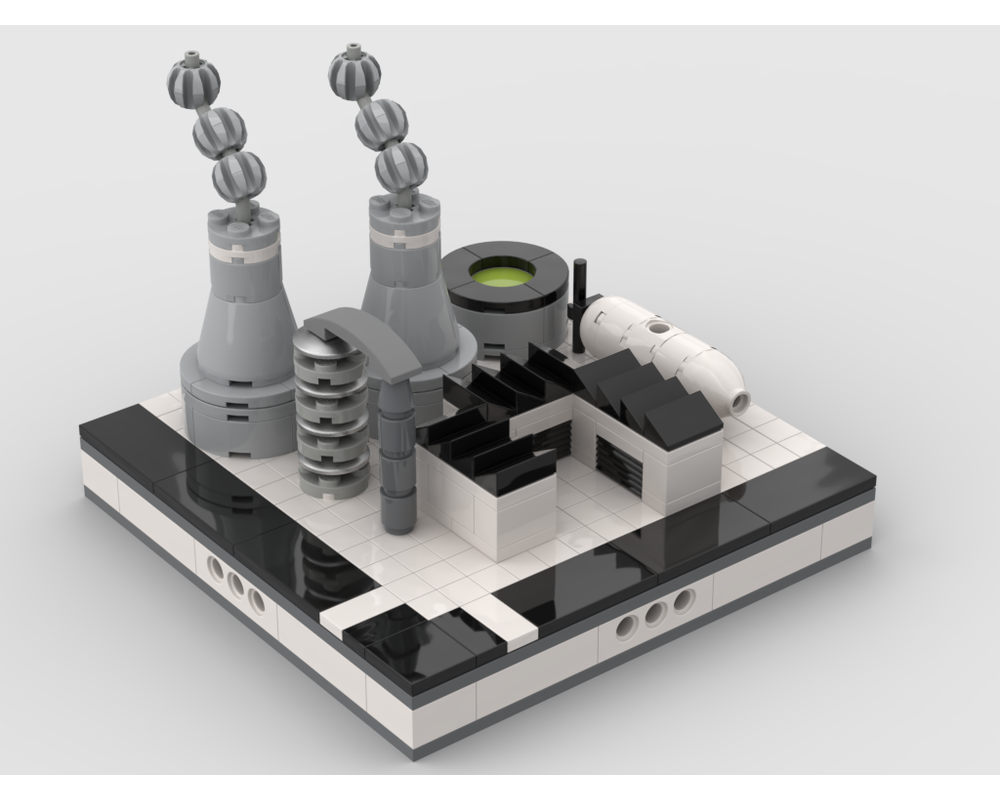 LEGO MOC32169 Mini Factory for a Modular City (Other 2019