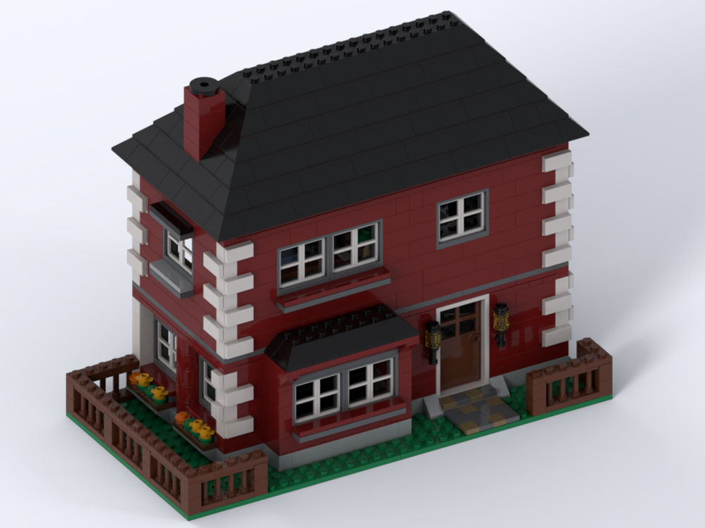 lego villa moc