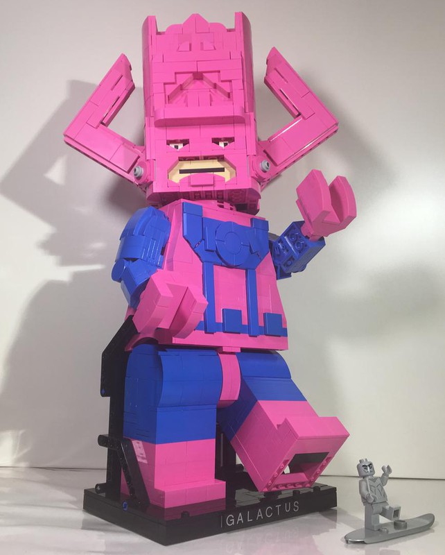 LEGO MOC Galactus (articulated maxifigure) by | Rebrickable - Build with LEGO