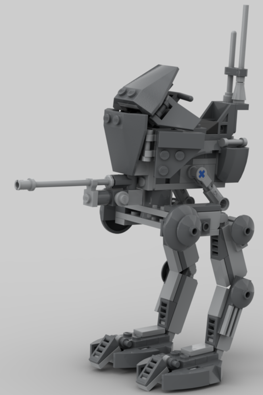 LEGO MOC AT-RT Grey by BrickBoyz Custom Designs | Rebrickable - Build ...